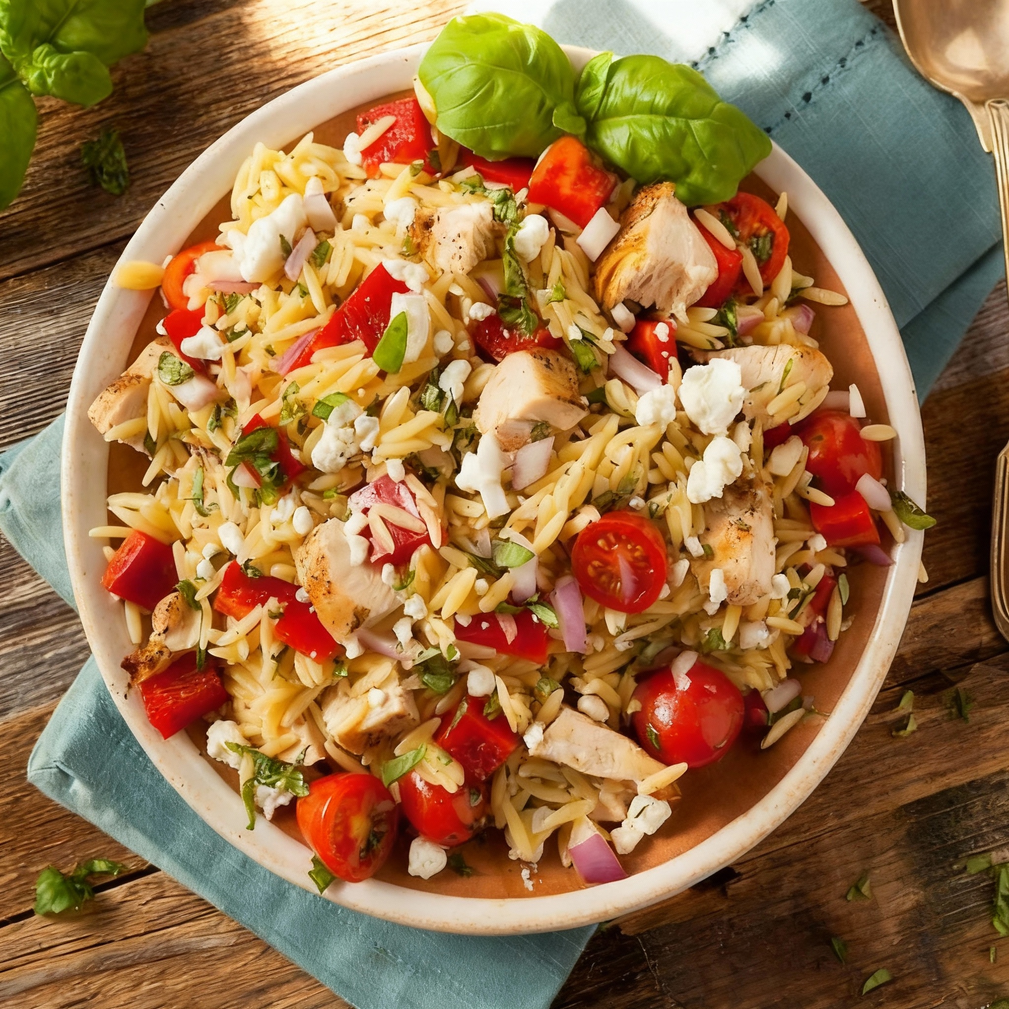 Vibrant Mediterranean Orzo Salad