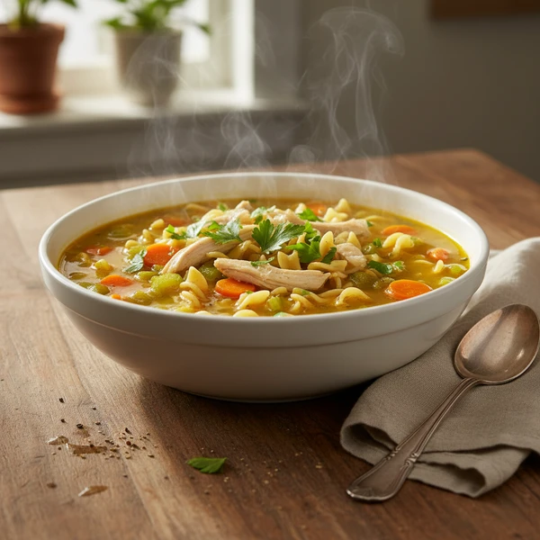 Classic Homemade Chicken Noodle Soup