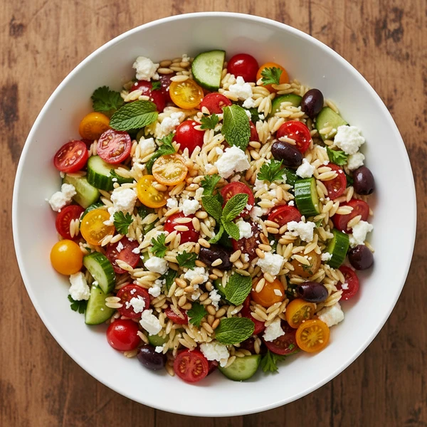 Vibrant Mediterranean Orzo Salad