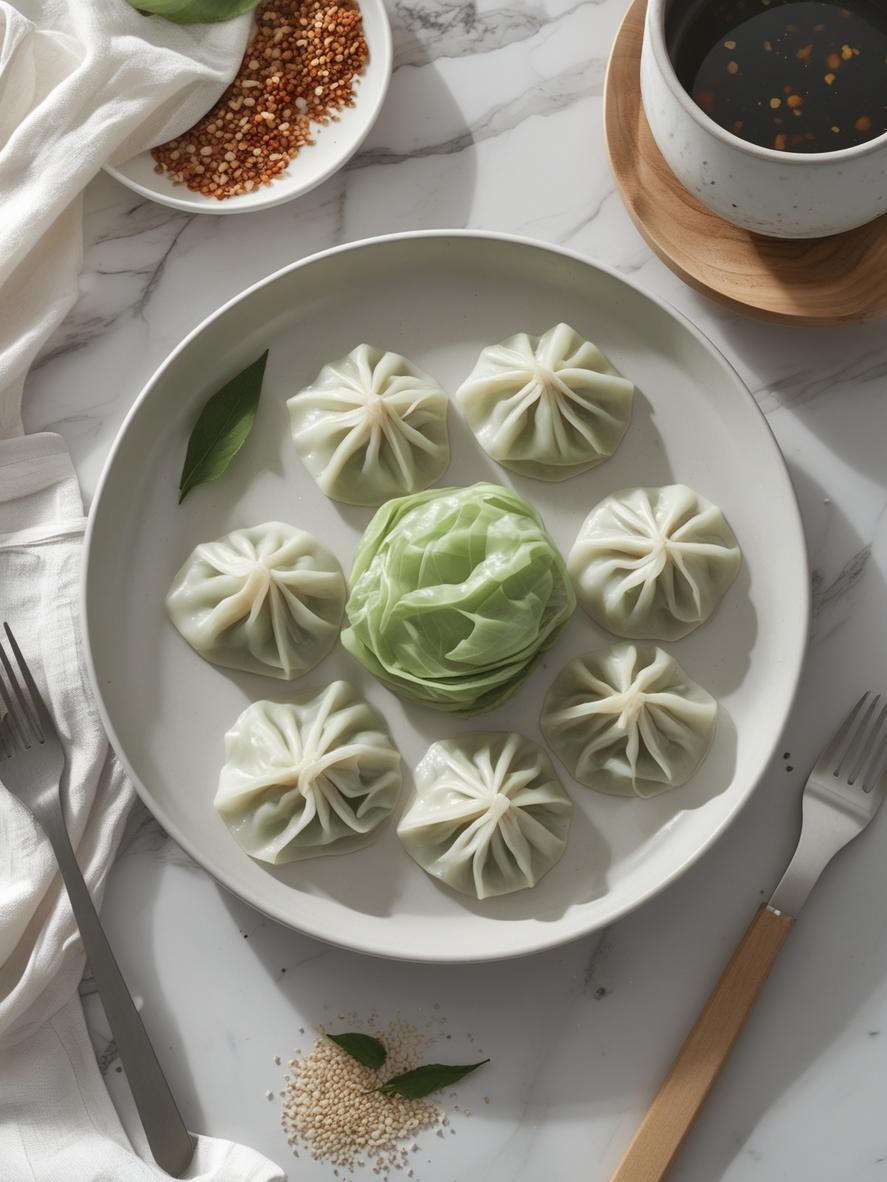 Easy Vegetarian Cabbage Dumplings: Savory Cabbage Rolls with Asian Flavors