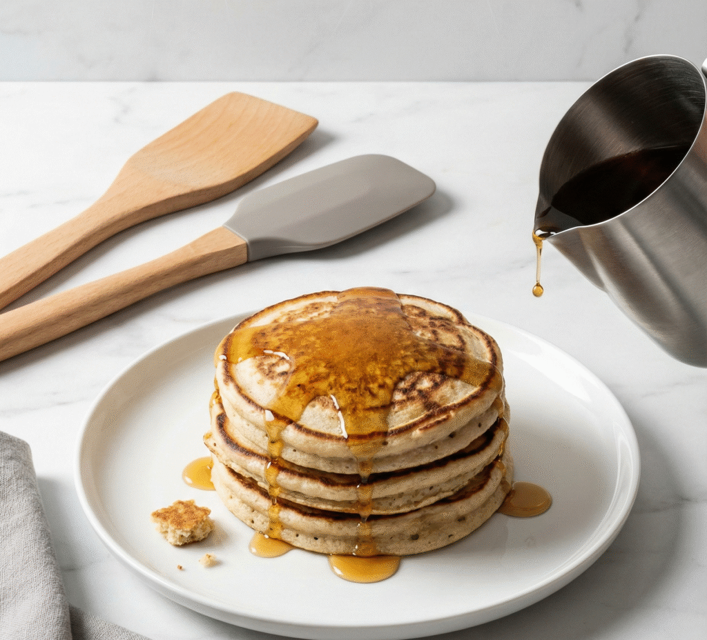 fluffy vegan pancakes