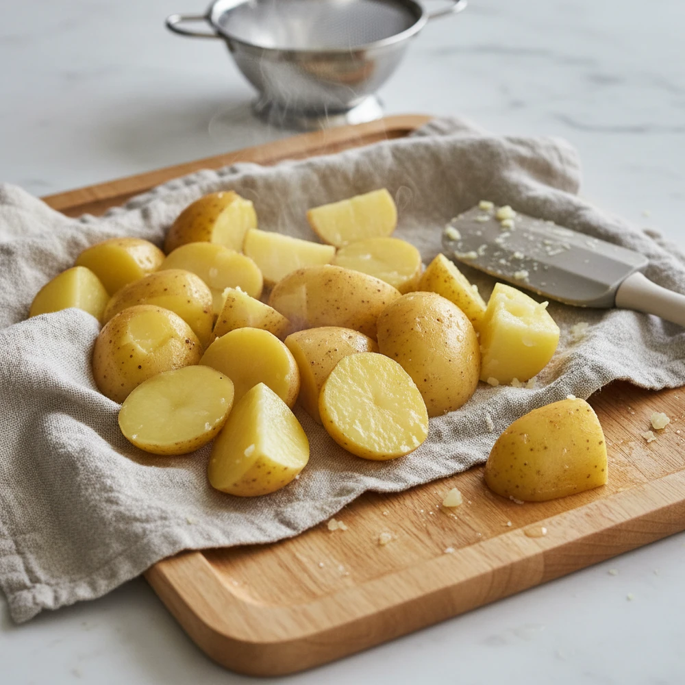 Step 2: Drain and Cool the Potatoes