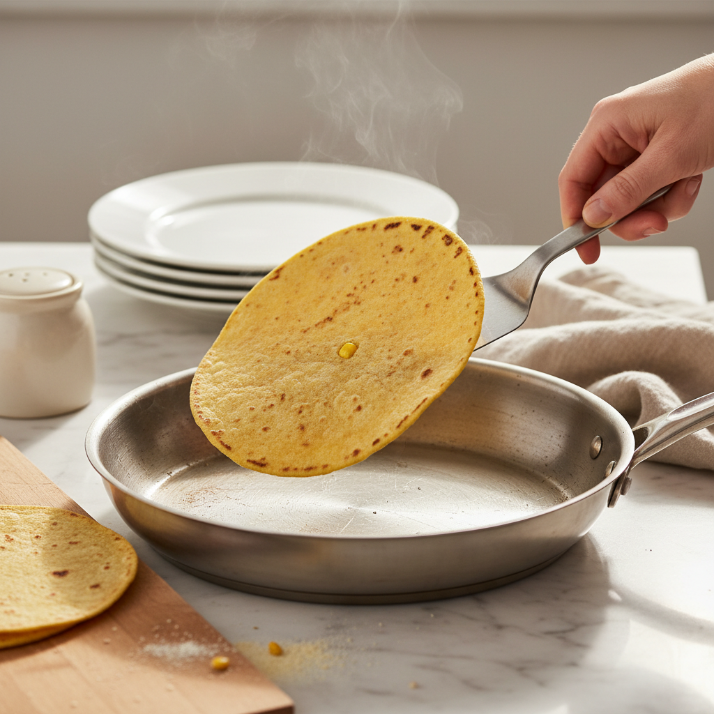 Step 3: Warm and Soften Tortillas