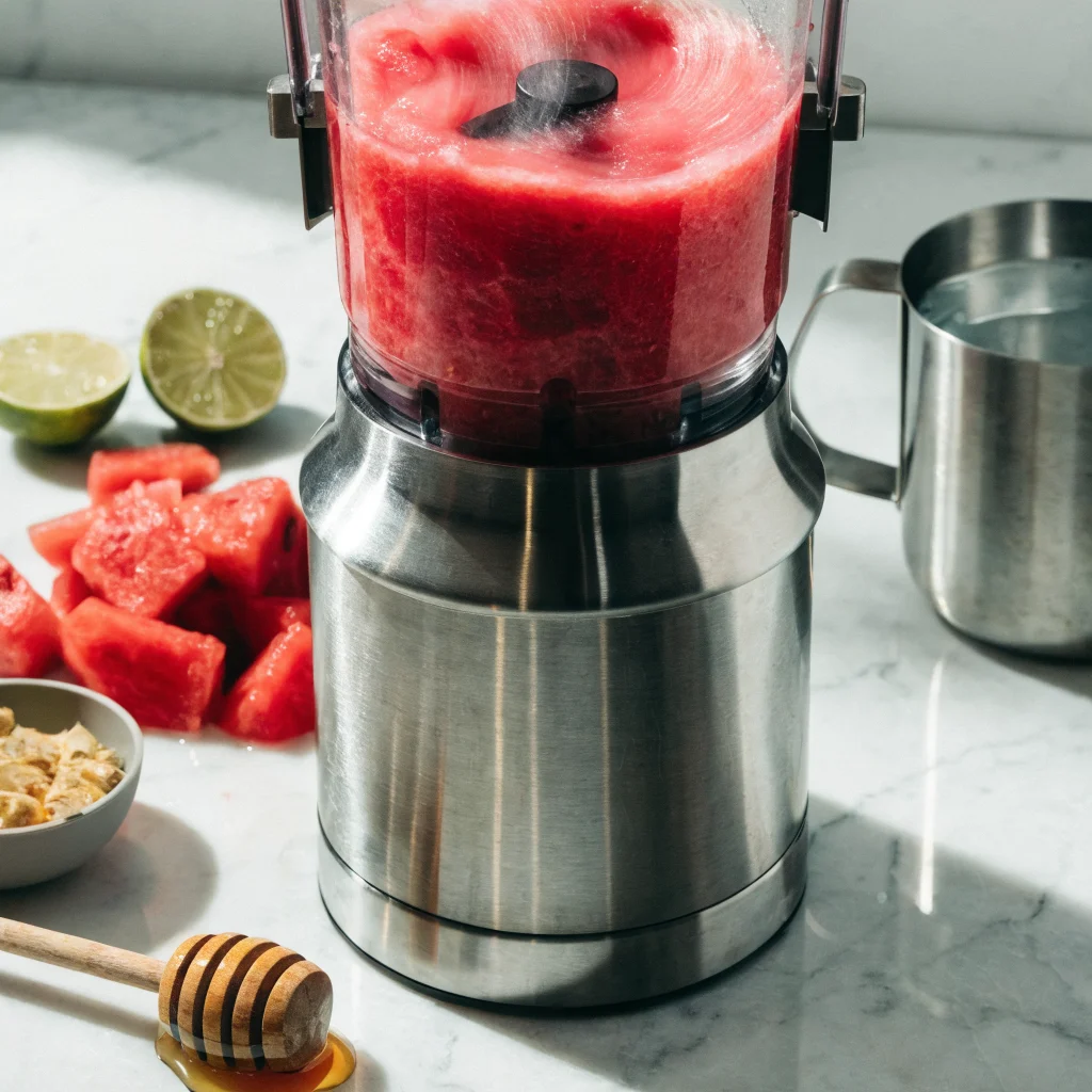Step 1: Blend the Watermelon Base